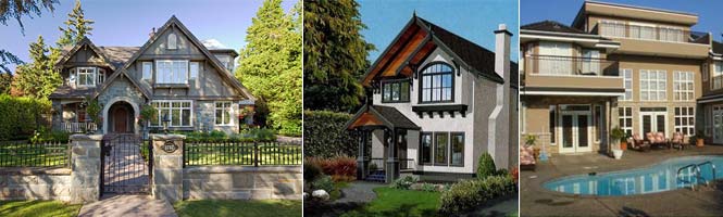 Le ct ouest de Vancouver est le plus historique et tabli les environs et offre grand luxe et les maisons de location de Jeux olympiques de 2010, une succession de maisons en range et