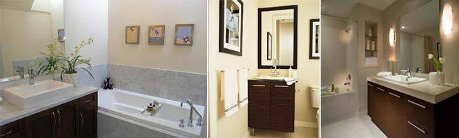 This is a typical bathroom ensuite at a furnished rent 2010 Vancouver home or condo