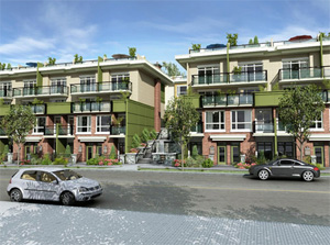 A rendering of the North Shore NoMa condominium real estate development with condo resale listings now on the market
