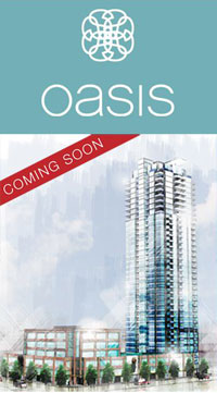 The new Onni Oasis Coquitlam condo high-rise.