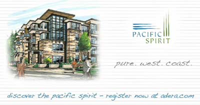 Latest real estate marketing for the new Vancouver condos at Pacific Spirit UBC by Adera Properties