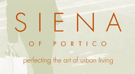 The Siena of Portico South Granville condos are exceptional condominium residences along the waterfront.