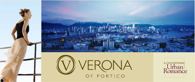 The Verona of Portico South Granville Vancouver real estate development is complete and ready for the resale property market.