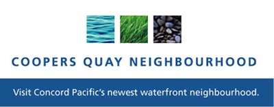 The Vancouver Coopers Quay Neighbourhood - visit Concord Pacific's newest waterfront neighbourhood