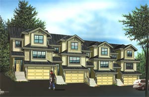 These affordable Maple Ridge townhouses for sale at Maple Creek Mews master planned town home development are stunning